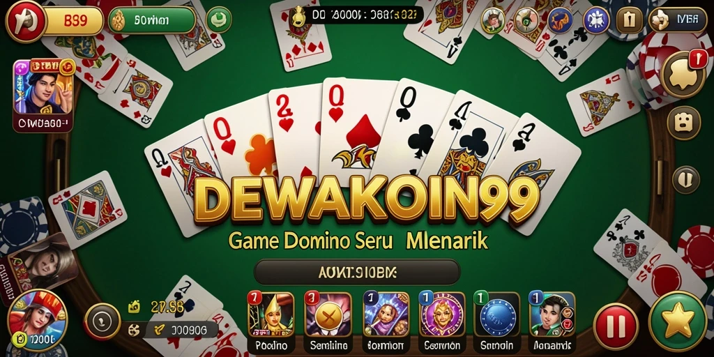 Screenshot gameplay DEWAKOIN99 yang menampilkan momen seru saat bermain Domino.