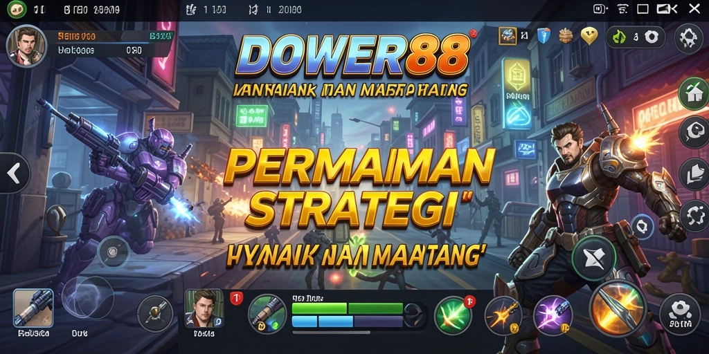 Tampilan gameplay DOWER88 dengan strategi yang menarik dan pertempuran yang seru.