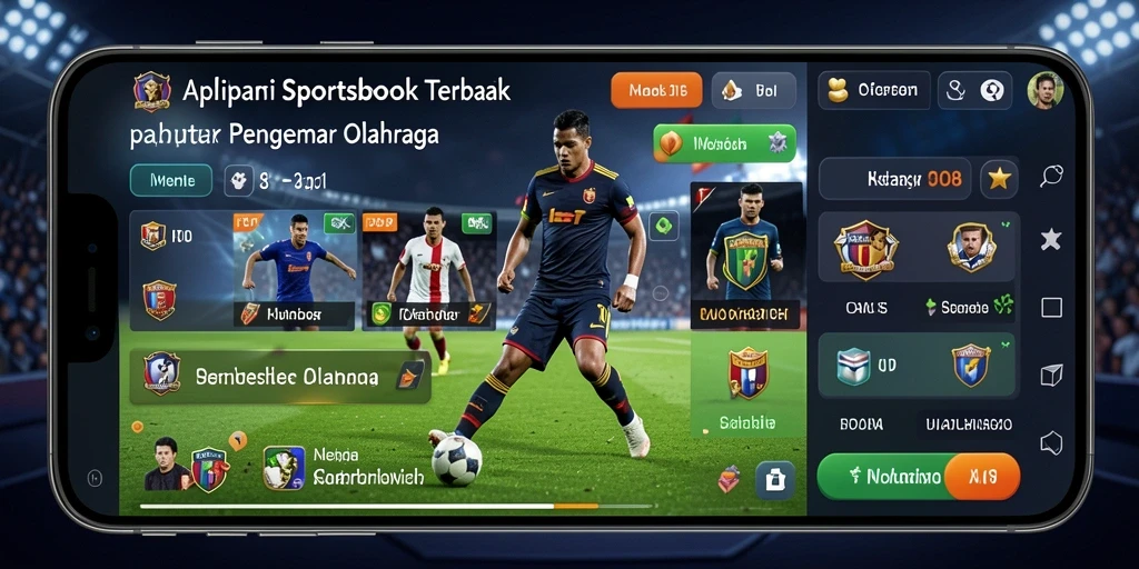 Tampilan screenshot gameplay Sportsbook FO8 yang menampilkan taruhan langsung.