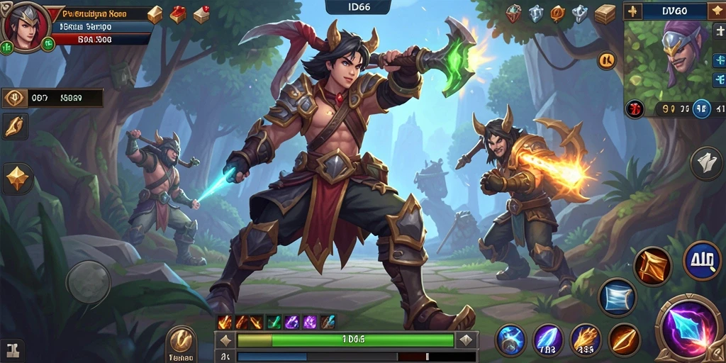 Tampilan luar biasa dari gameplay ARPG ID66 yang seru.