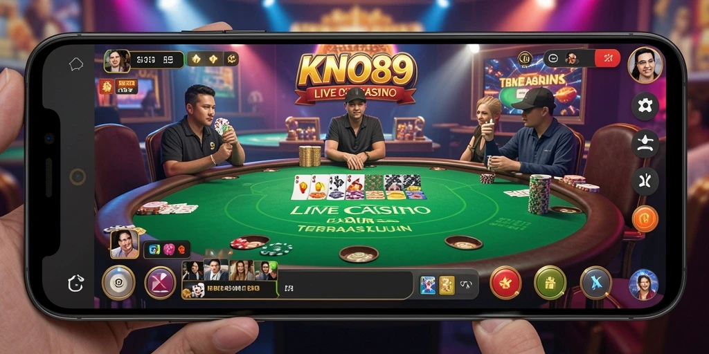 Tampilan gameplay KNO89 yang seru di Live Casino.