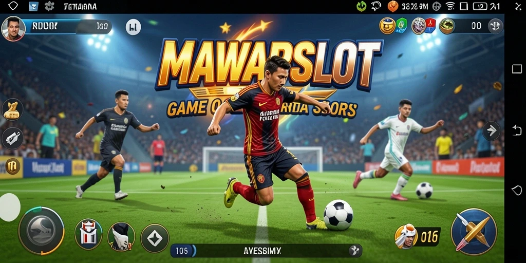 Tampilan gameplay seru dari MAWARSLOT yang mengusung tema olahraga.
