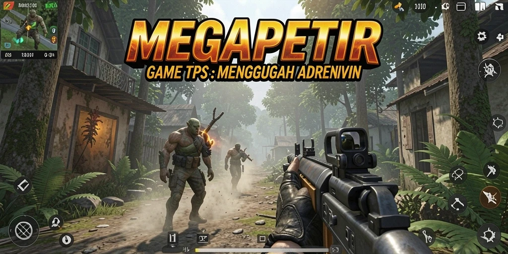Tangkapan layar gameplay MEGAPETIR yang menegangkan dan penuh aksi.