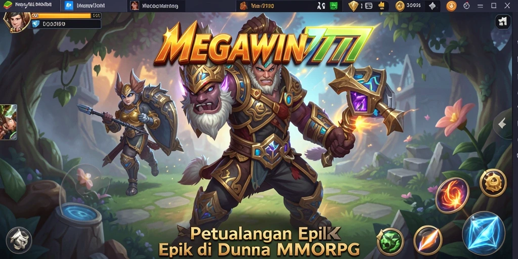 Tampilan gameplay menarik di <strong>MEGAWIN777</strong> yang menampilkan petualangan seru.