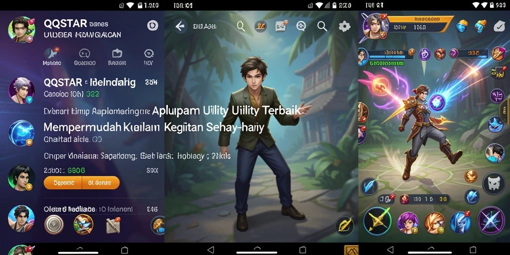 Tampilan antarmuka QQSTAR yang intuitif dan praktis.