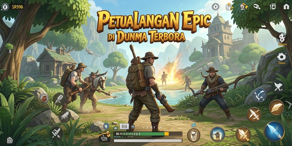 Menampilkan gameplay seru di dunia terbuka yang luas.