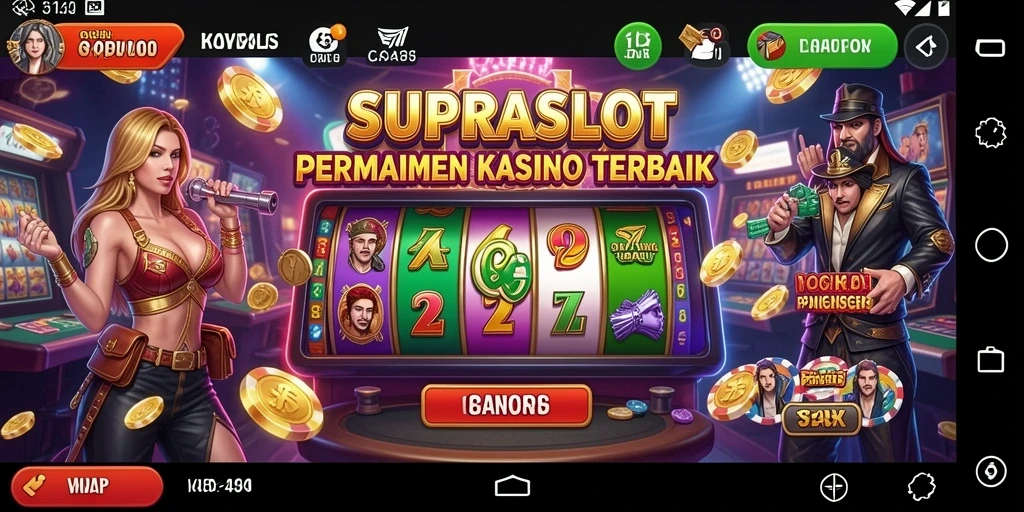 Tampilan gameplay menarik dan penuh warna dari SUPRASLOT.