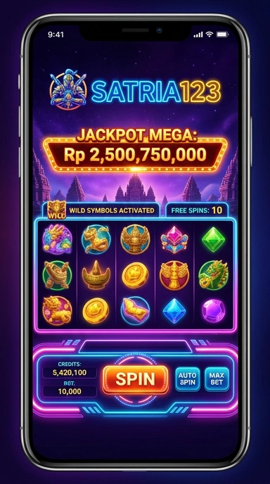 Screeenshot dari proses pengunduhan aplikasi di satria123.